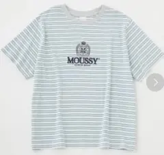 MOUSSY ボーダー 半袖 Tシャツ