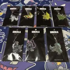 ゴジラ メタルチャームキーホルダー 7個まとめ売り