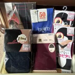 タイツ•M.L 福助　靴下屋　しまむら　靴下　ここピタのサムネイル