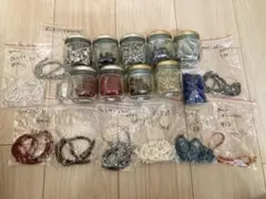 ビーズ・アクセサリー素材セット　天然石