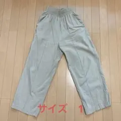 プニュズ　ワイドパンツ　ウエストゴム