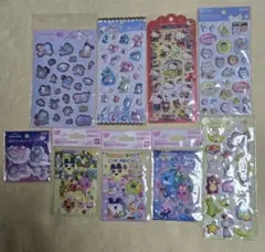 正規品　キャラクター　立体シール 9種まとめ売り