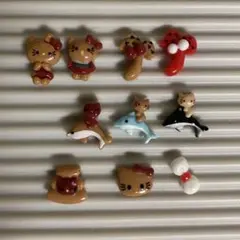 サンリオ ハローキティ ネイルパーツ 10点セット 日焼けキティ 夏 リボン