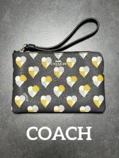 大幅お値下げ❣️COACH ハート柄 ミニポーチ