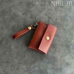 レザー クラフト 4連キーケース 天然皮革レザー ハンドメイド カードケース