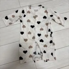 ベビー ハート柄 ロンパース 60-70cm