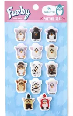 超希少⭐︎ファービー ポッティングシール 立体シール