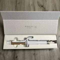 【新品・未使用】KINUJO カールアイロン 26mm ホワイト/ベージュ