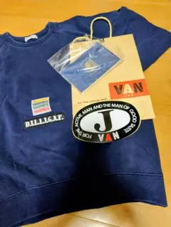 売約済み ネイビー スウェット L サイズ & 手帳 などー写真のプレゼント付き