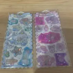 正規品キラキラウォーターinシール　マイメロ　クロミ　シナモロール