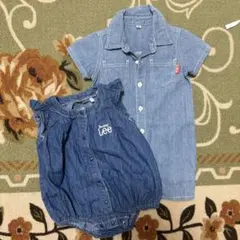 ベビー服 Lee ロンパース デニム　GWK 70 80 まとめ売り