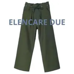 ELENCARE DUE ハトメ付ワイドパンツ