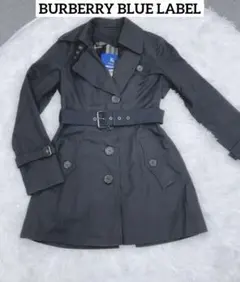 ★バーバリー ブルーレーベル トレンチコート ノバチェック ウールライナー付