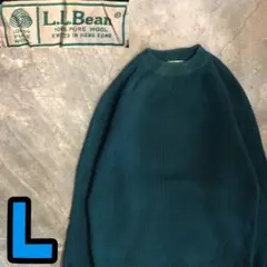 T7468 80's L.L.Bean ニットセーター ピュアウール アウトドア
