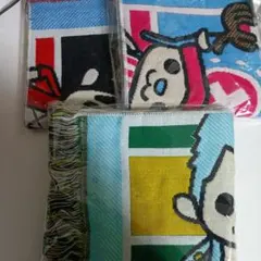 【未使用】ONEPIECE ルフィ、ゾロ、チョッパー マフラーセット ワンピース