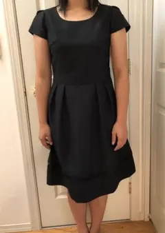 新品タグ付き フォーマルワンピース 黒 11号