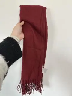 Earth music & ecology マフラー　赤