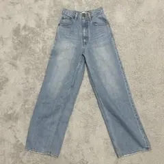 AZULBYMOUSSY アズールバイマウジー ハイ ウエストワイド デニム24