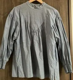 ニコアンド　モードノーム　デニムブラウス