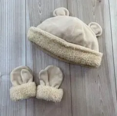 COMME CA FOSSETTE クマ耳帽子&ミトン