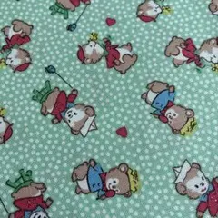 30’sフィードサック復刻版✩.*˚ライリーブレイク✩.*˚くま グリーン
