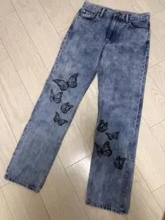 Xgirl ライトブルーケミカルデニムパンツのサムネイル
