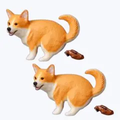 ふんばり～ぬ3　ガチャ　コーギー　2点セット