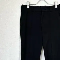 ZARA スラックス テーパードパンツ センターライン ポケット付き シンプル