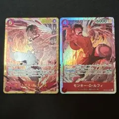 ワンピースカード　エース　シークレット　ルフィ　SR OP16 決戦の刻