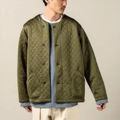 the conspires　キルティング ノーカラー ジャケット　美品