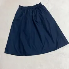 ショコラフィネローブ ＊ スカート ミディアム丈 ネイビー (F) フレア