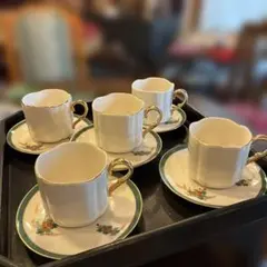 フッチェンロイター メドレー パークレーン カップ＆ソーサー 5客