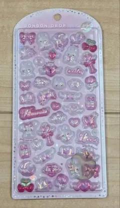 正規品 ボンボンドロップシール 新作 パールベール ぴんきーボンボン