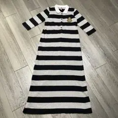 P&D （ピンキー＆ダイアン）ストライプ ロングカットソーワンピース M