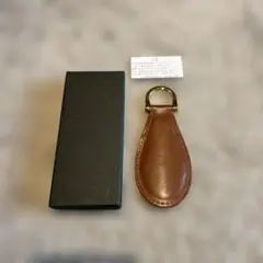 レザー　靴べら　キーホルダー　天然皮革