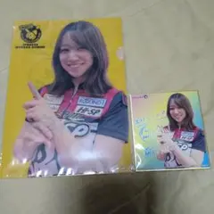 大仲純伶プロクリアファイル＆ミニ色紙セット