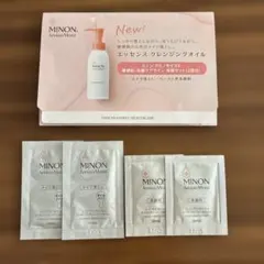 匿名配送☺︎ミノン　アミノモイスト　サンプル４点　メイク落とし・洗顔料のサムネイル