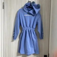 裏起毛パーカーワンピ jenni jennilove ジェニィ ジェニィラブ