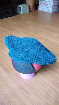 【ハンドメイド】ベレー帽