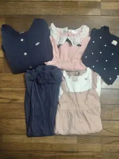 女の子　まとめ売り　120 トップス　カーディガン　ワンピース　レギンス
