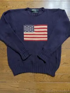 アメリカ国旗ニット