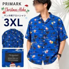 PRIMARK アロハシャツ サンタ柄 クリスマス 3XLのサムネイル
