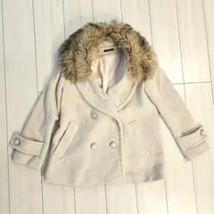 INGNI ベージュ ファー付きコート