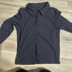 Dazy ダークネイビー 長袖シャツ M