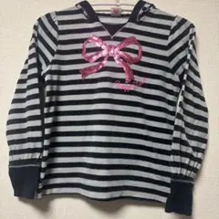 メゾピアノ フード付きカットソー 130cm