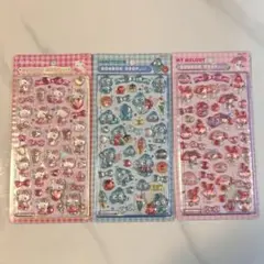 り*い様 ボンボンドロップシール サンリオ 正規品 キティ、マイメロ、ハンギョド