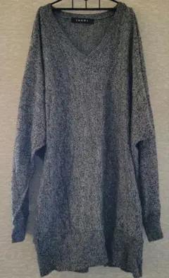 CRIFF グレー系 Vネック ニット Mサイズ