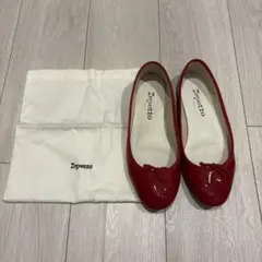 Repetto レッド バレエシューズのサムネイル