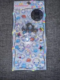 ぷくぷくあわわちゃん 光るジュエルプチドロップシール 正規品