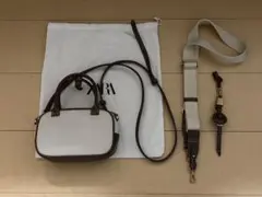 ZARA ショルダーバッグ ブラウン ホワイト